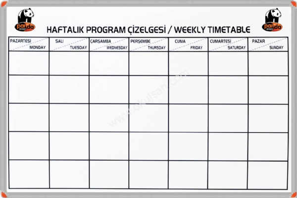 Haftal k Program izelgesi Panosu Haftal k Program Haz rlama Panosu Haftal k Program izelgesi Panosu Haftal k Program Haz rlama Panosu