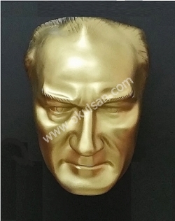 Atatrk Mask Fiyat fiberglas 28 cm