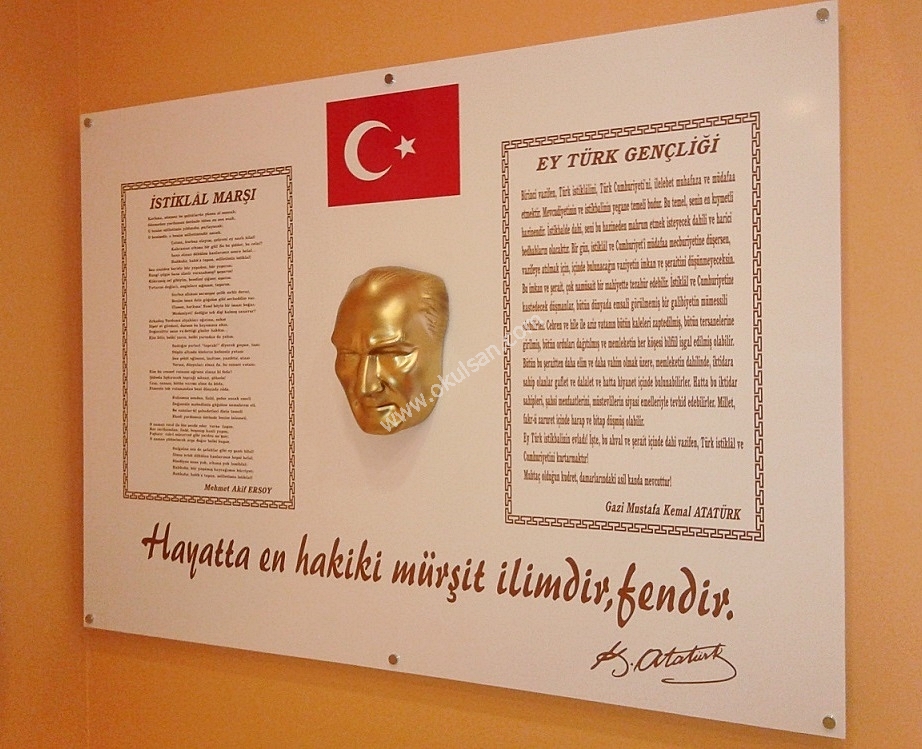 Atatürk maskı fiyatı 28 cm yükseklik-fiberglass