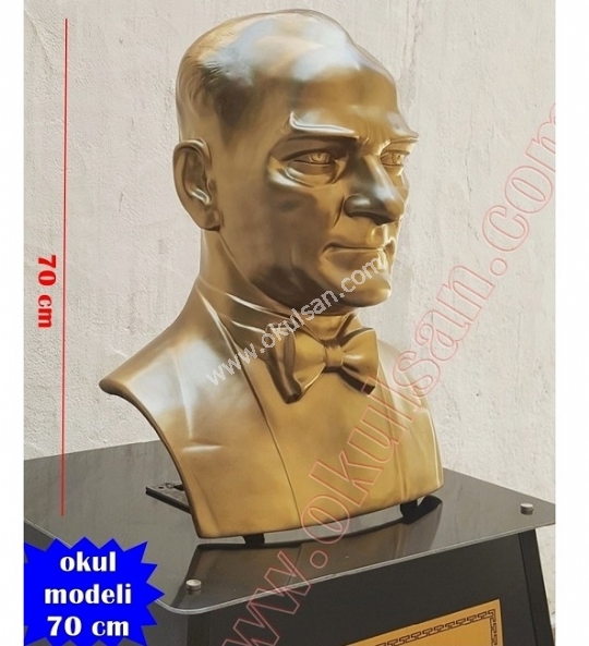 Atatürk Büstü okullar için en ucuz Atatürk Büstleri 70 cm