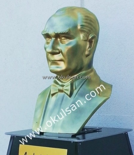 Atatürk Büstü Kaide yapımı hazır kaide modeli 175 cm
