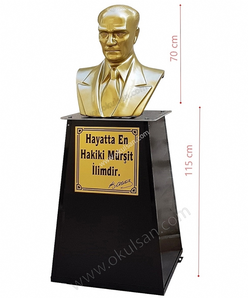 Atatürk büstü kaidesi ölçüleri, Atatürk büstleri altı yapımı ve ölçüleri