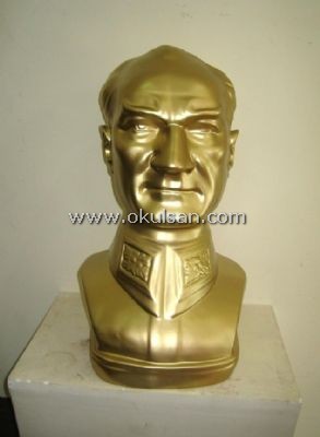 Atatürk Büstü fiyatları Ekonomik 50 cm polyester
