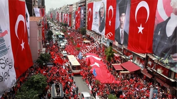 Büyük Boy Atatürk Resimli Bayrak Satın Al 6x9 metre