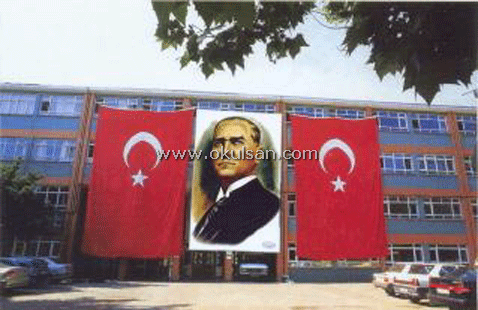 Atatürk resmi kumaşa baskı 10 nolu poster 3x4,5 metre