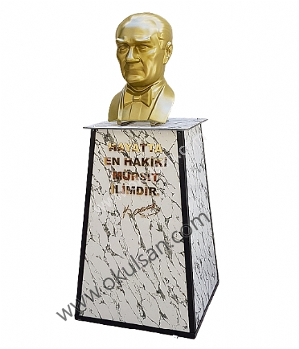 Atatürk Büst kaidesi, Mermer görünümlü kaideli model