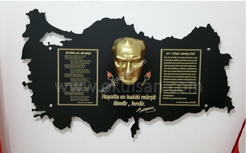 Atatürk maskı fiyatı 28 cm yükseklik-fiberglass