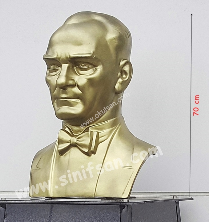 Atatürk Büstü okullar için en ucuz Atatürk Büstleri 70 cm