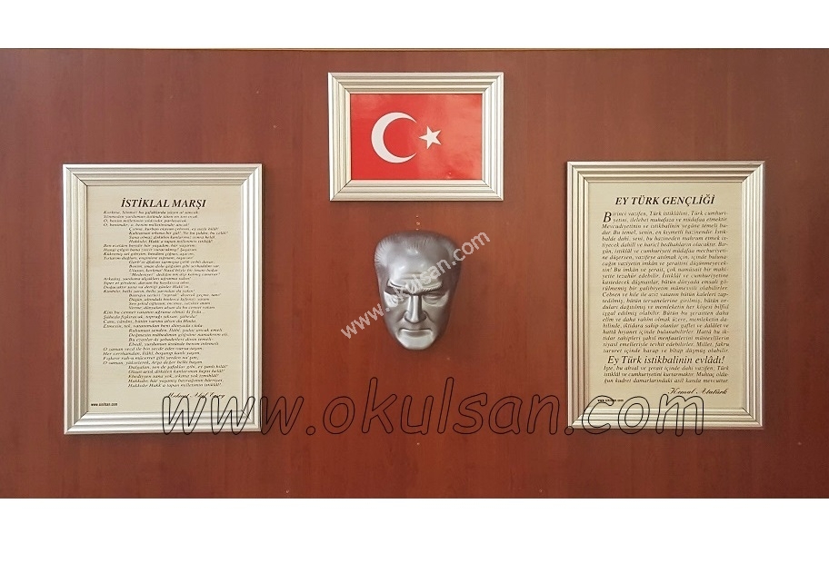 Ekonomik Atatürk Köşesi örnekleri 4 parça modeli