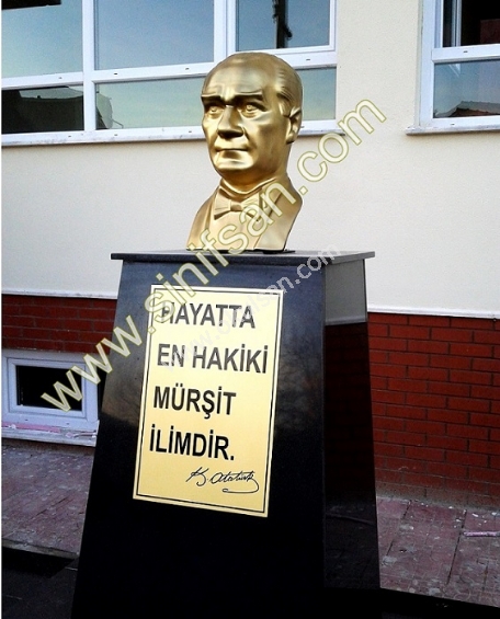 Atatürk Büstü Okul modeli örnekleri, Atatürk büst fiyatı 60 cm yükseklik