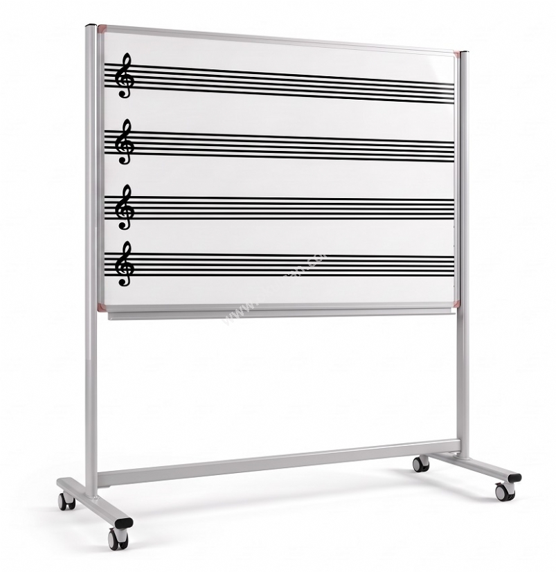 M�zik tahtas� Profesyonel model ayakl� tekerlekli 120x140 cm