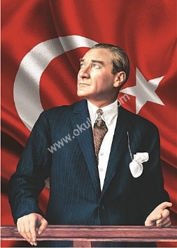 Atatrk posterleri byk boy 22 nolu poster 4x6 metre