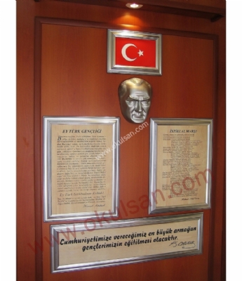 Atatürk Köşesi ekonomik fiyat 5 parça modeli