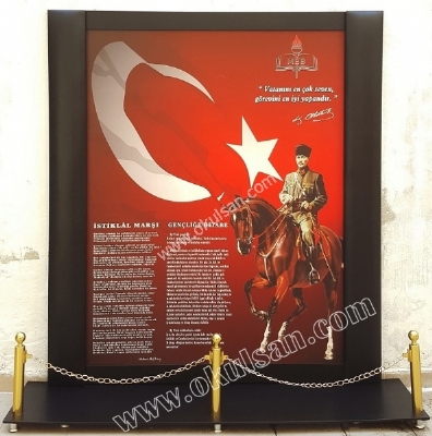Atatürk köşeleri deri kasalı Bina girişi ve koridor modeli 185x200 cm