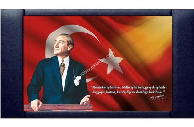 Makam Arkas Atatrk Tablosu,Makam arkas dekor 110x200 cm