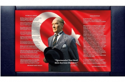 Makam Arkal Atatrk Portresi rnekleri 70x110 cm