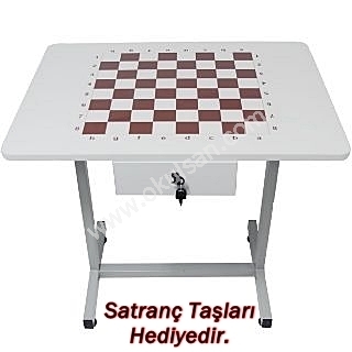 Satranç masası imalatı ve fiyatları 60x80x70h