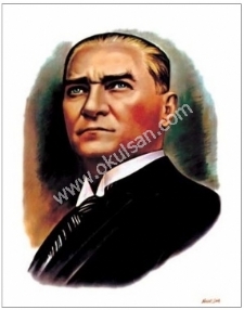 Atatürk posterleri çeşitleri 10 nolu poster 2x3 metre