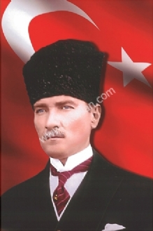 Atatürk resimleri çeşitleri 88 nolu poster 150x225cm