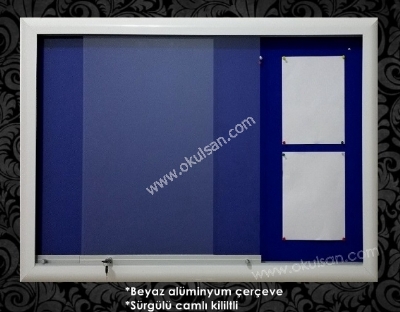 lan ve duyuru panosu fiyat,Beyaz alminyum modeli  70x100 cm