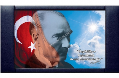 Atatrk panosu Makam arkas Atatrk panolar 100x160 cm