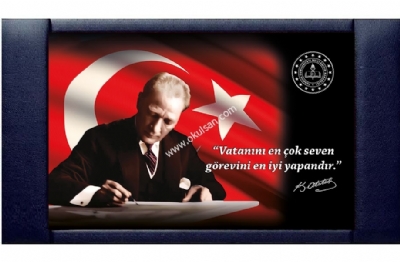 Atatürk Portresi Makam Odaları Modeli 85x140 cm