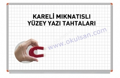 Mknatsl yzey kareli yaz tahtalar 120x140 cm