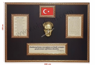 Atatrk Kesi zemin ahab dahil set fiyat 150x200 cm