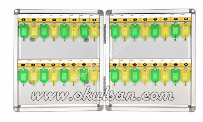 Anahtar saklama dolab fiyatlar Anahtar dolab 32 anahtarlk