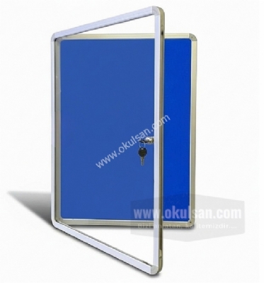 Apartman �lan Panosu Kilitli 50x70 cm