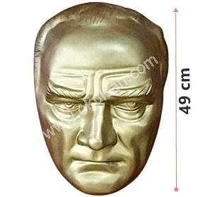 Atatürk Maskları,büyük boy Atatürk maskları fiyatları 49 cm