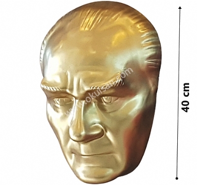 Atatürk maskı büyük boy 40 cm yükseklik-fiberglass