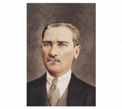 Bayrak Modeli Atatrk Posteri eitleri 3x4.5 metre