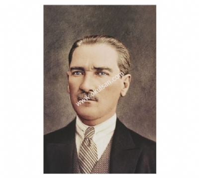 Atatürk Posteri Büyük Boy Bina İçin 6x9 metre