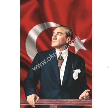 Atatrk Resimli Bayraklar Byk Boy 6x9 metre