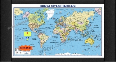 Dnya Haritas deri ereveli byk boy dnya haritas fiyatlar