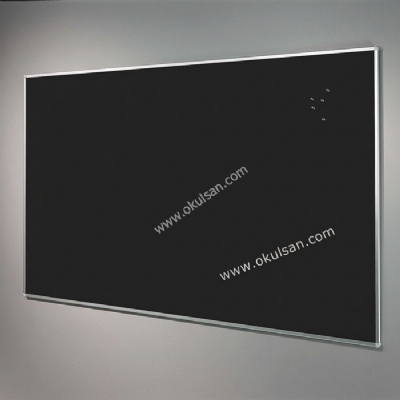 Okul Panosu Siyah Kuma�l� 60x180 cm