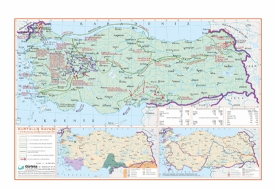 Kurtulu Sava Haritas 70x100cm