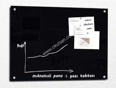 Siyah mıknatıslı yazı tahtası fiyatları 45x60 cm