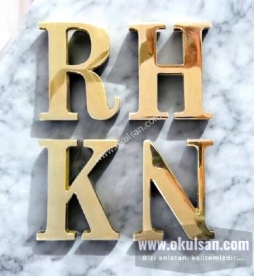 Pirin� yaz� harf, Apartman ve bina kap� isimleri 25 cm �l��s�