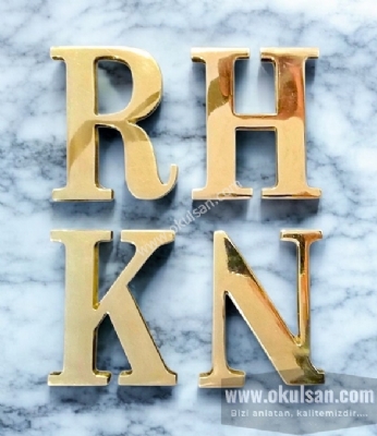 Pirin� d�k�m harfler ,pirin� rakamlar 12 cm �l��s�