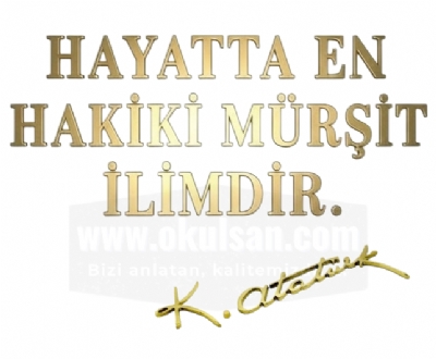 Pirin� �zl� S�z Tak�m 5 cm yaz� + imza