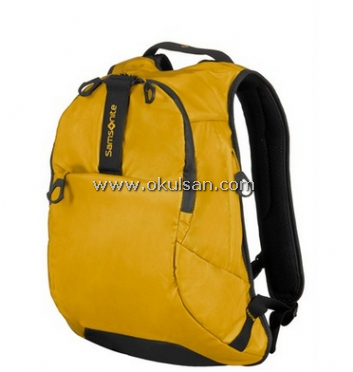 Sarı siyah sırt çantası