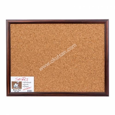 100X200 CM Geni Ahap ereve Mantar Pano zel l