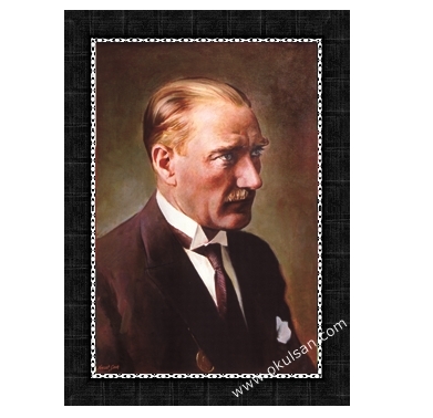 Atatürk tablo resimleri çerçeveli Kemal Atatürk