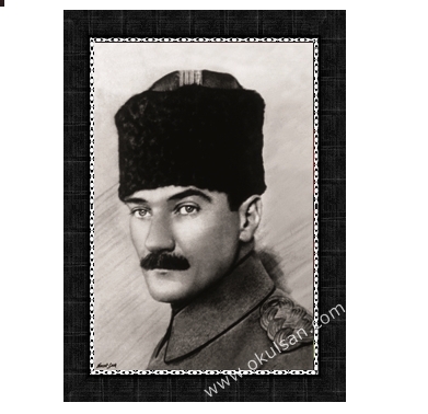 Atatürk resmi kurumlar için çerçeveli Atatürk resmi