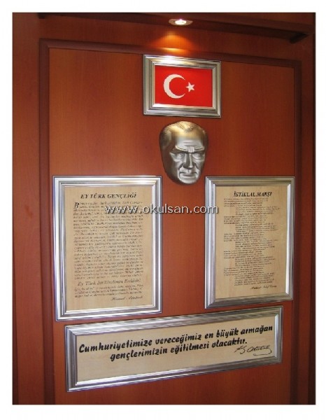 Atatürk Köşesi ekonomik fiyat 5 parça modeli
